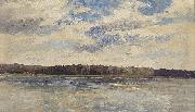 Marie Egner On the Danube near Vienna oil painting on canvas